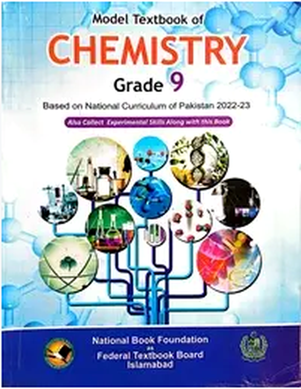 FBISE Class 9 Chemistry New Textbook Cover – Based on National Curriculum 2022–23